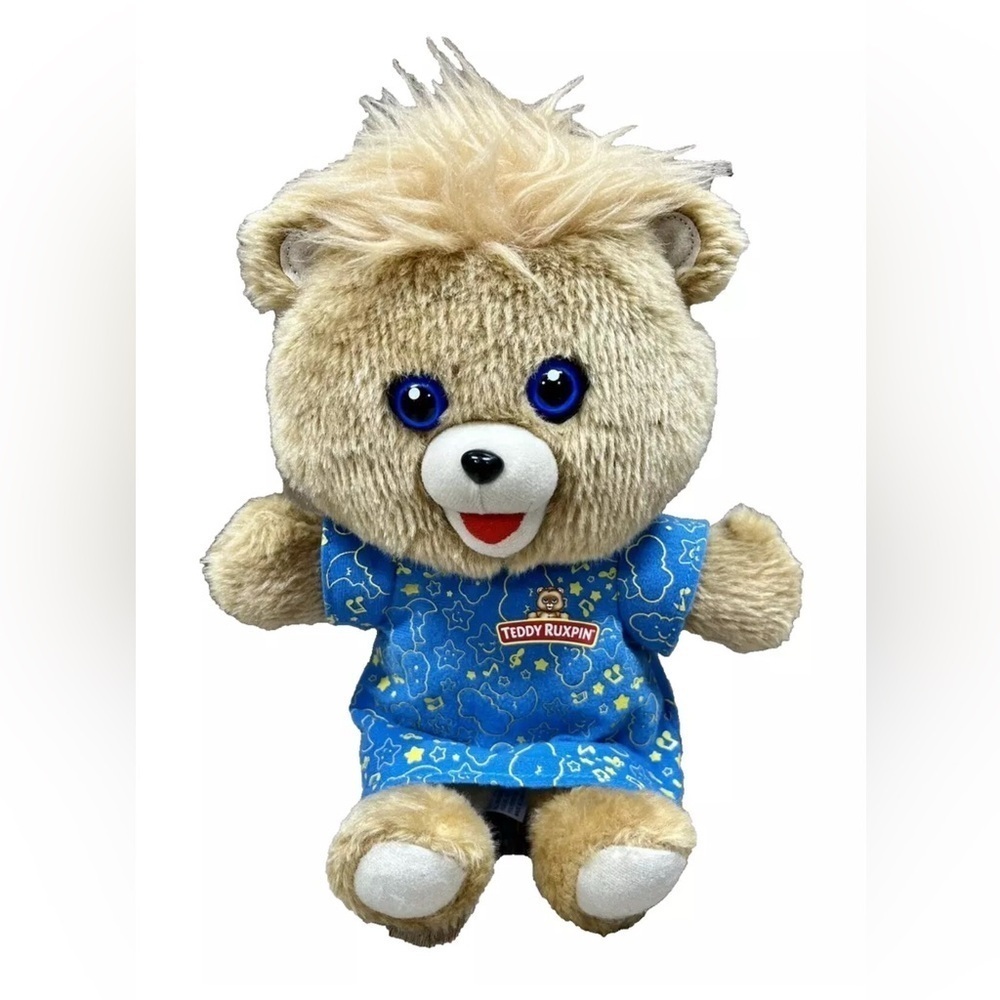 Teddy Ruxpin Hug N Sing Lullaby Stuffed Plush Toy Bear Pajamas Bedtime WORKS